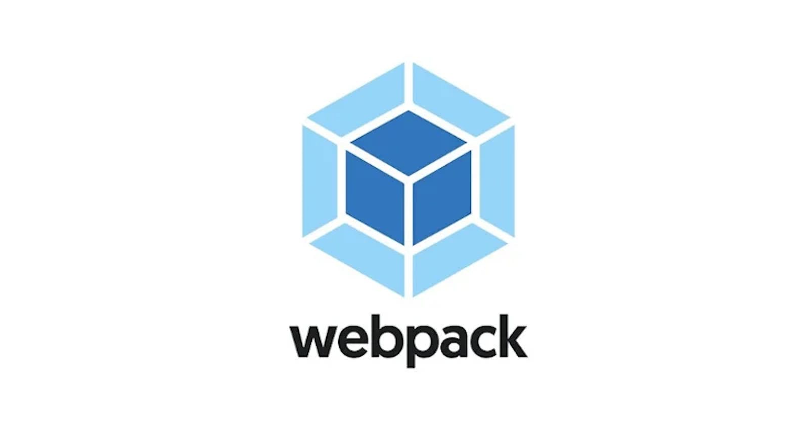 Setup webpack for simple web application.