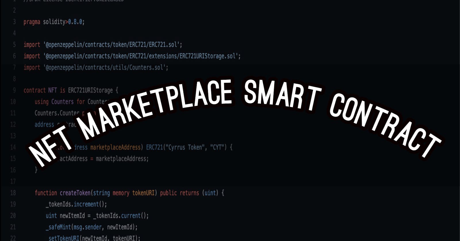 Build a smart contract for an NFT marketplace