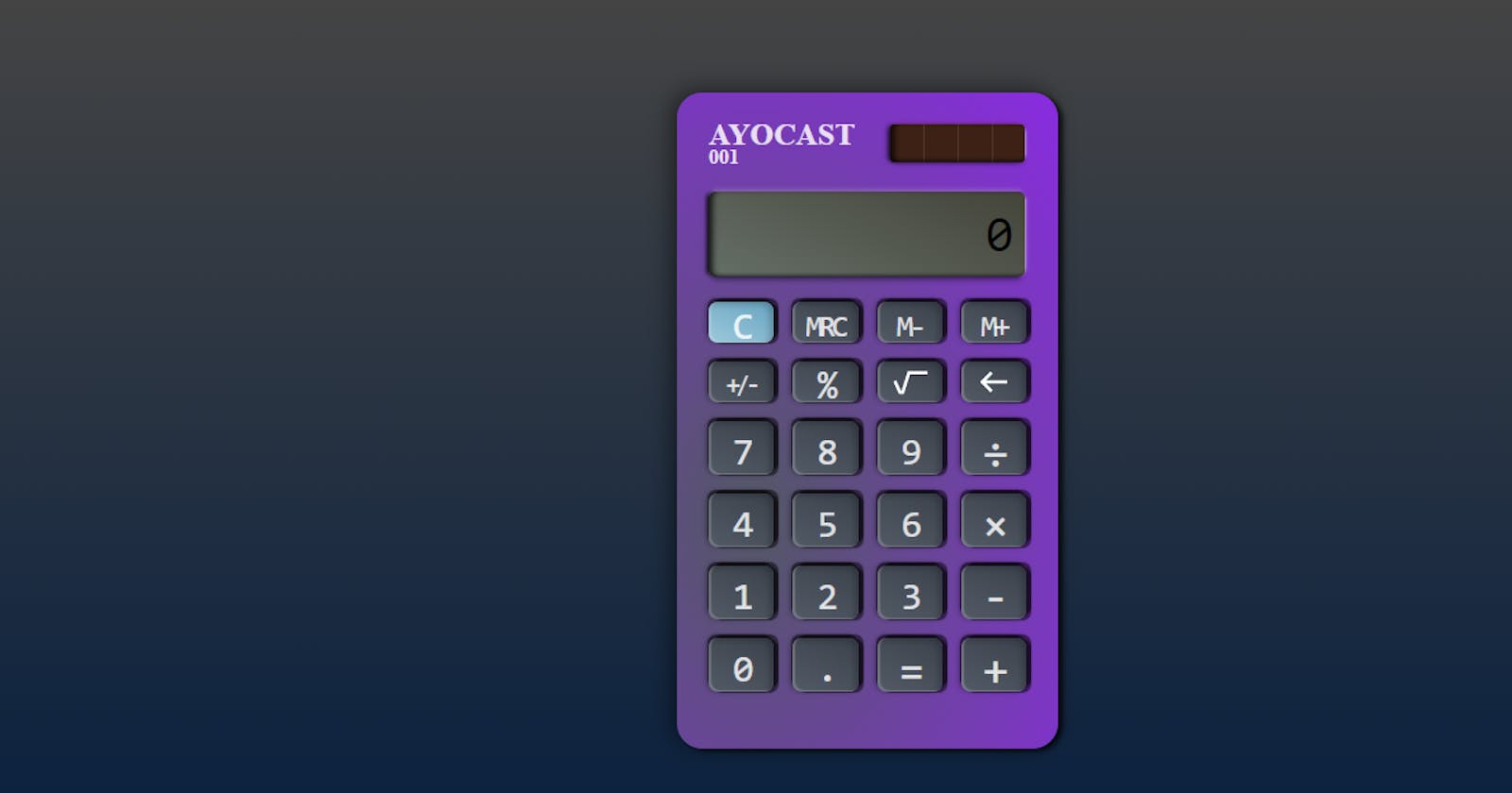 How to build a calculator with HTML and CSS( part 4)