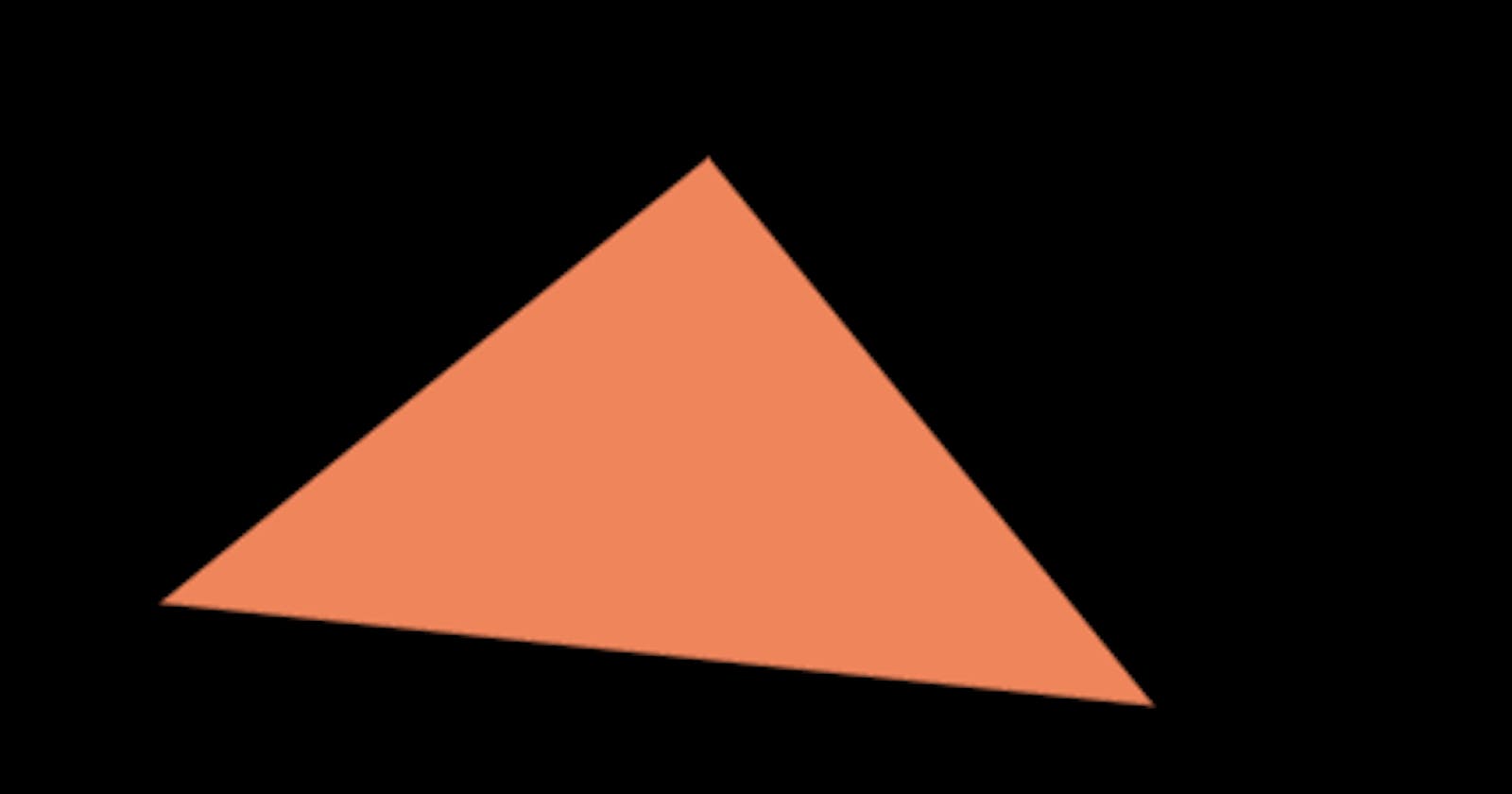 Ein sich stetig drehendes Dreieck