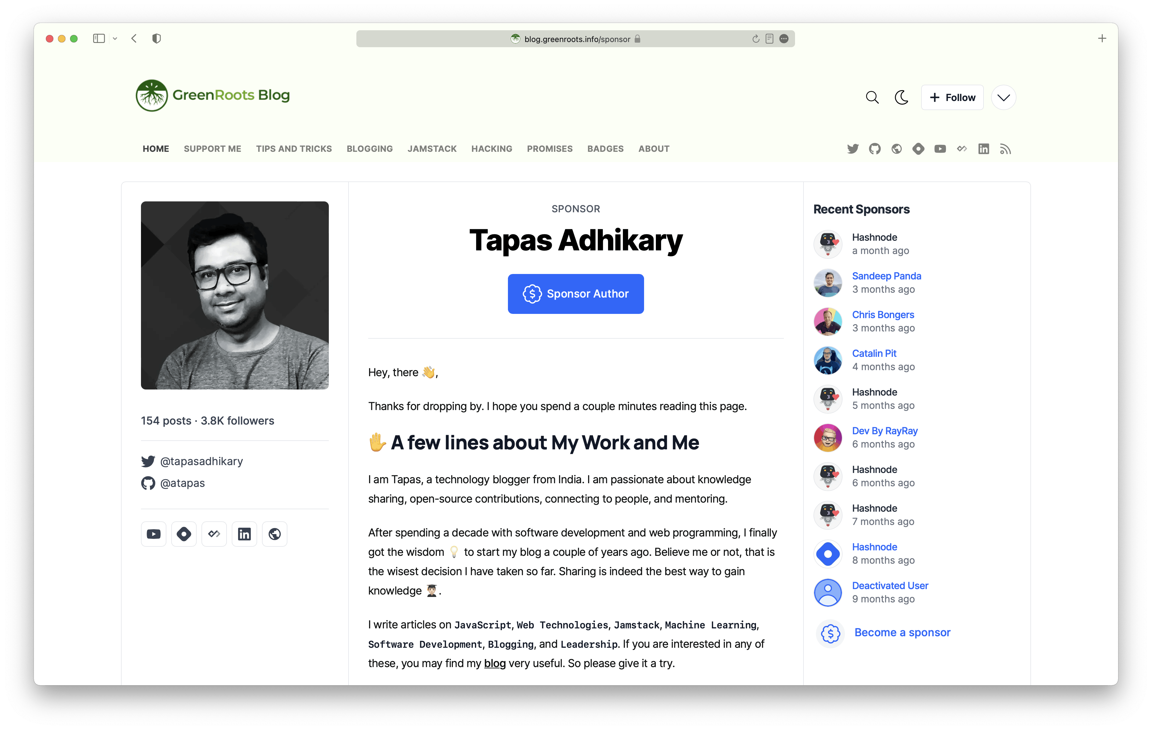 Blog by Tapas Adhikary