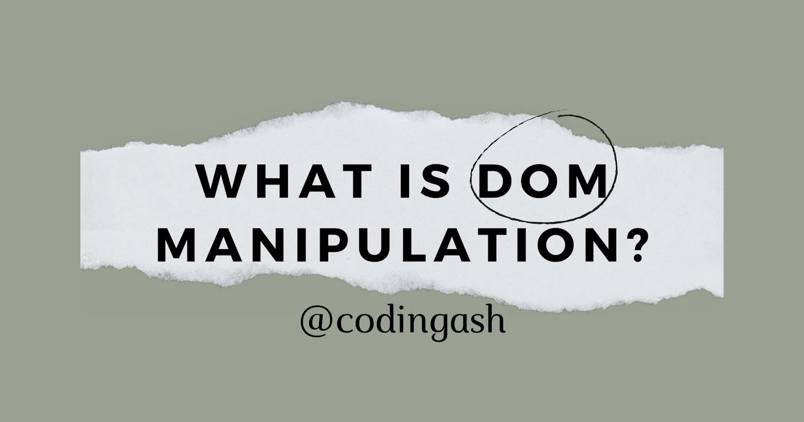 Understanding DOM Manipulation