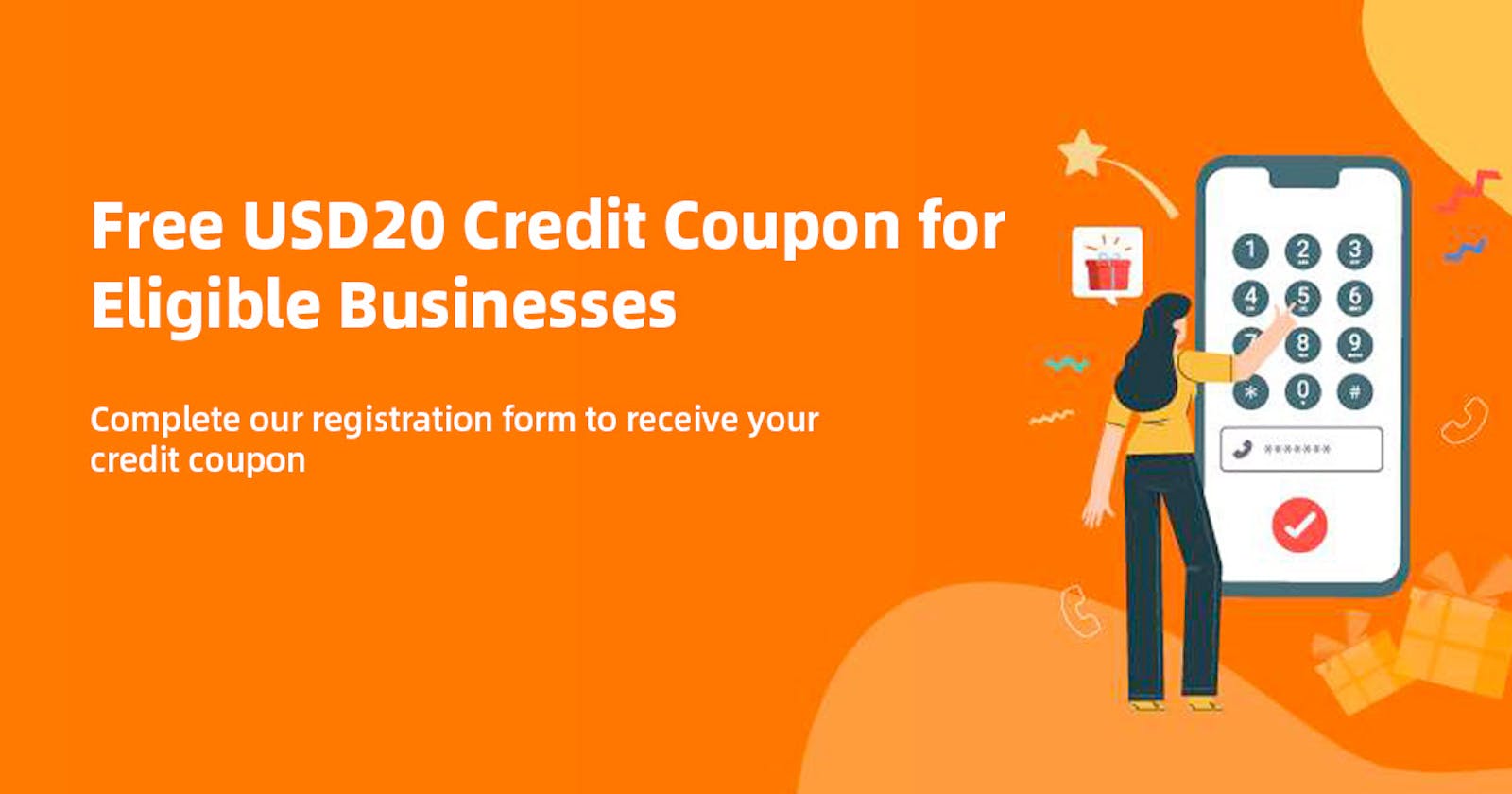 Free USD20 Cloud Credit Coupon for your eligible industry