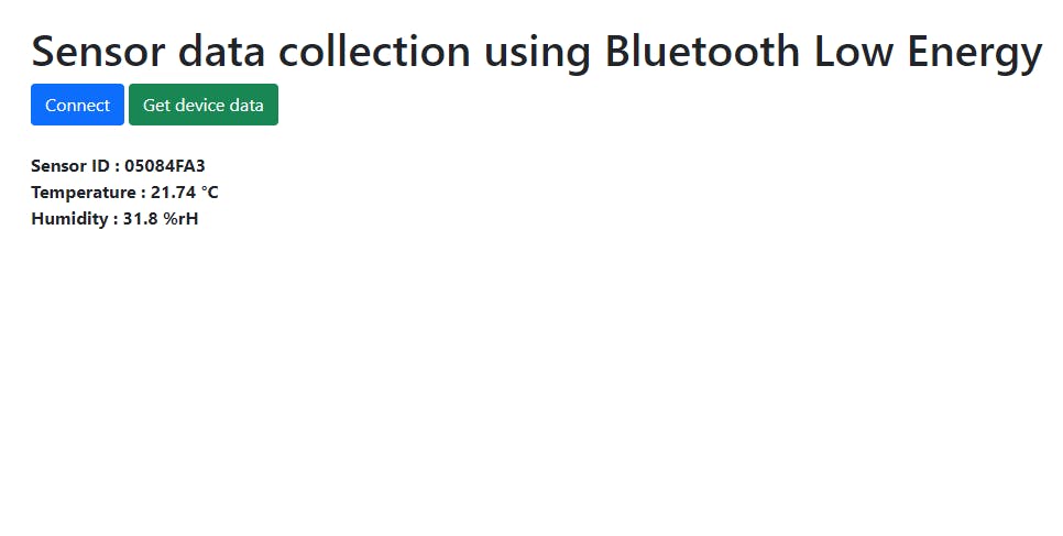 get bluetooth sensor data stm32