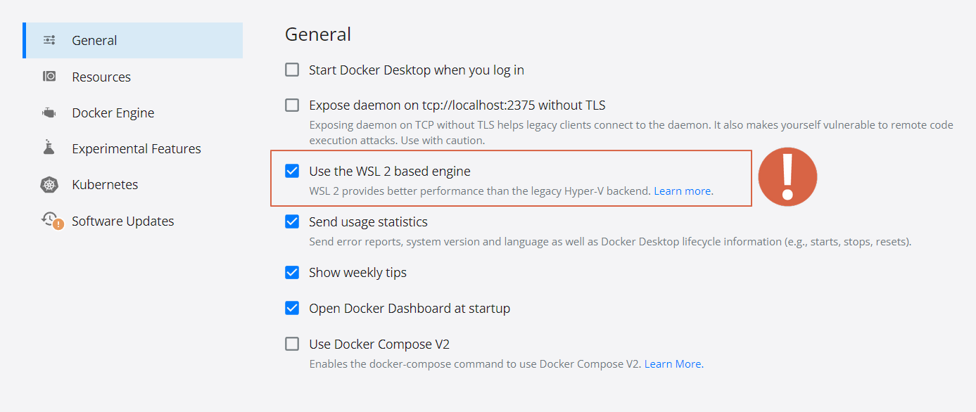 Docker Desktop with WSL 2