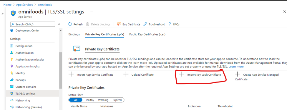 Automate SSL Certificates renewal with Azure Key Vault