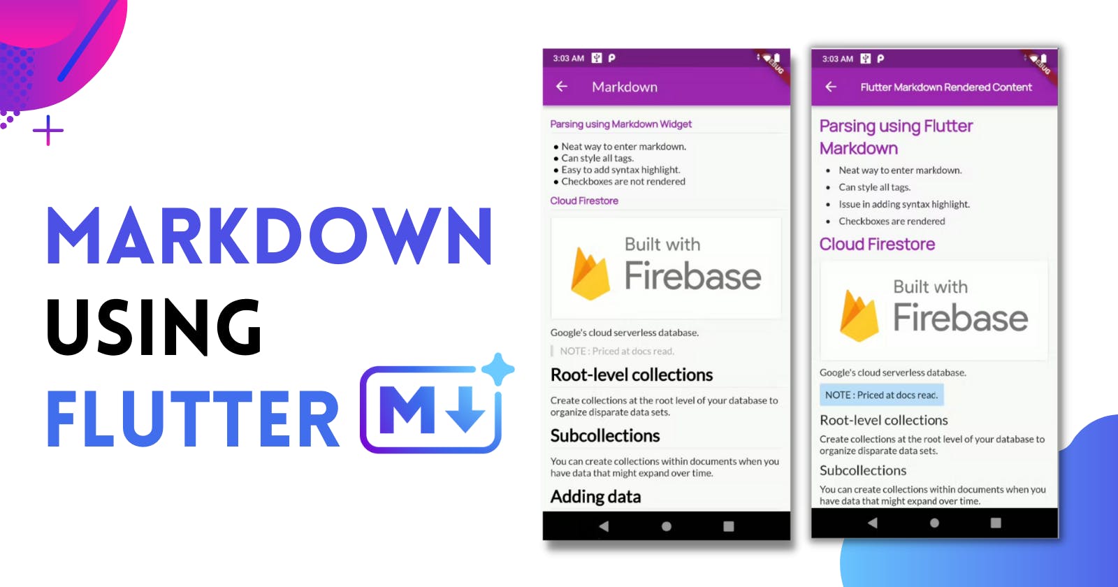 Working With Markdown in Flutter, Dart