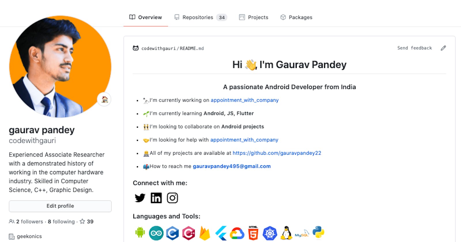How to Build creative ReadME for your Github Profile