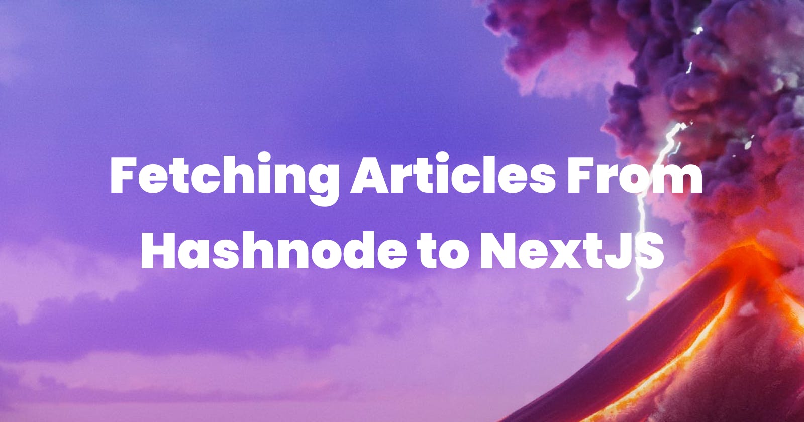 Hashnode API with NextJS