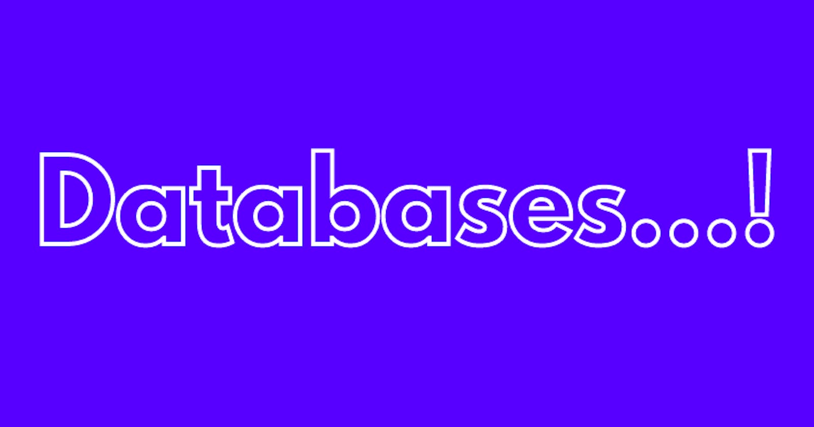 All things related to Databases