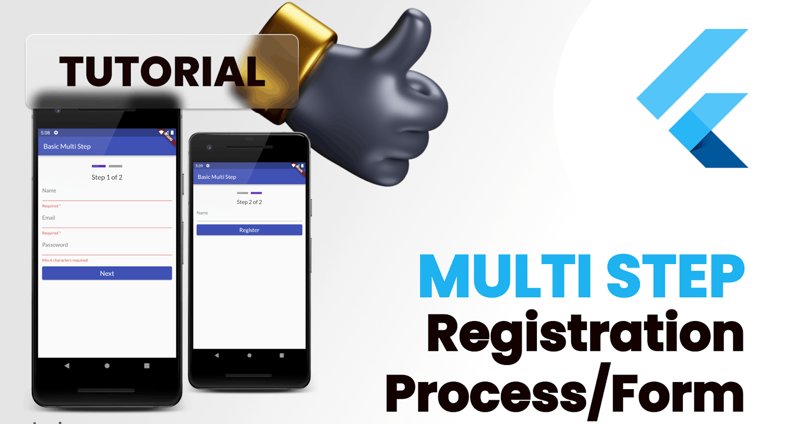 Multi Step Registration Form In Flutter With/Without Provider