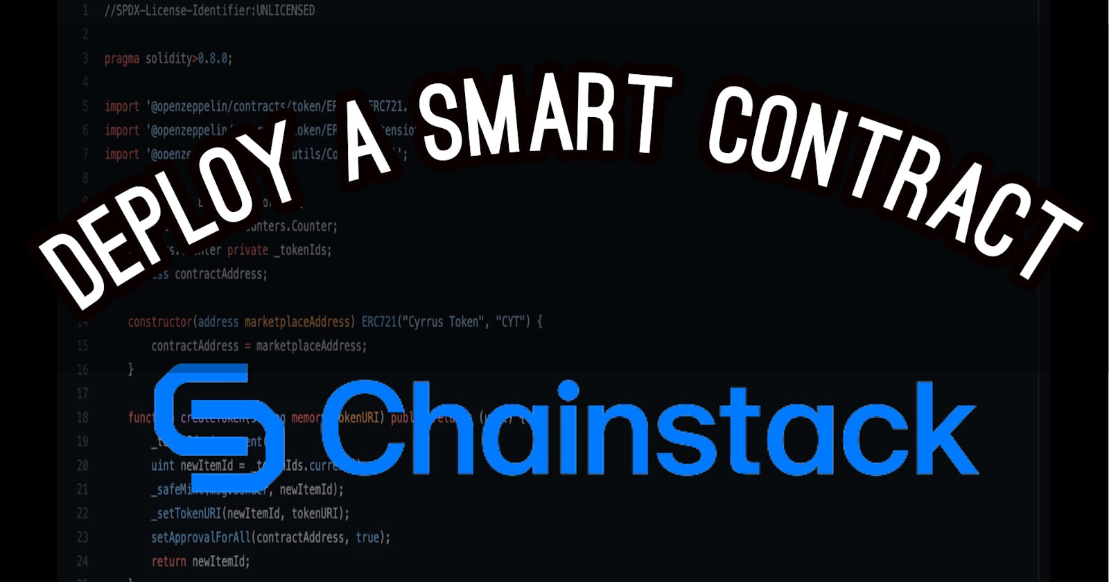 Deploy a smart contract on chainstack