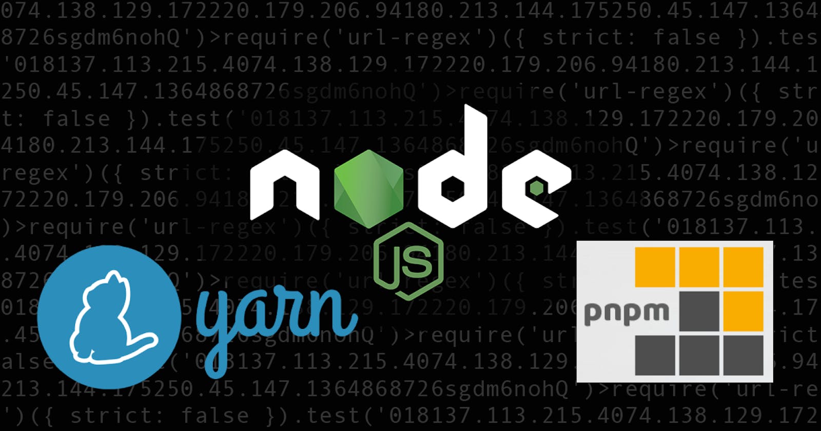 Using other package managers with node has become a whole lot easier