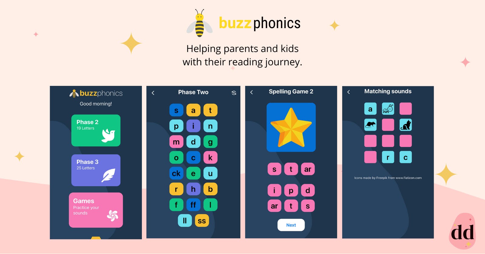 buzzphonics: a learning app