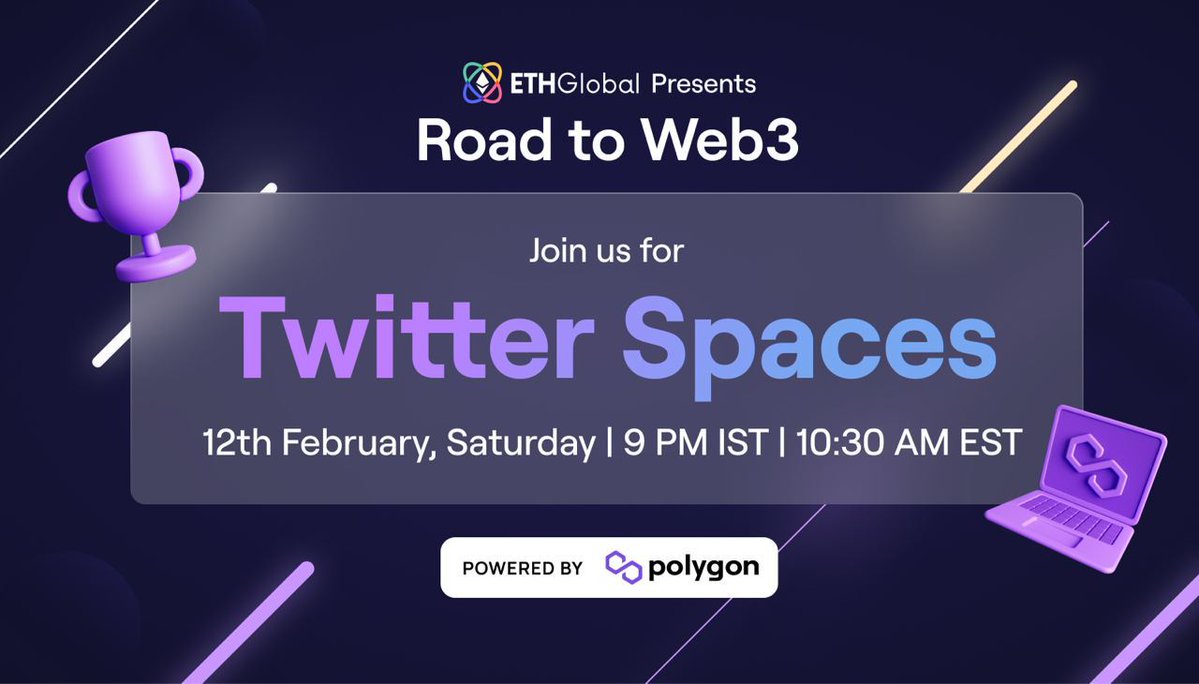 road to web3 twitter space banner