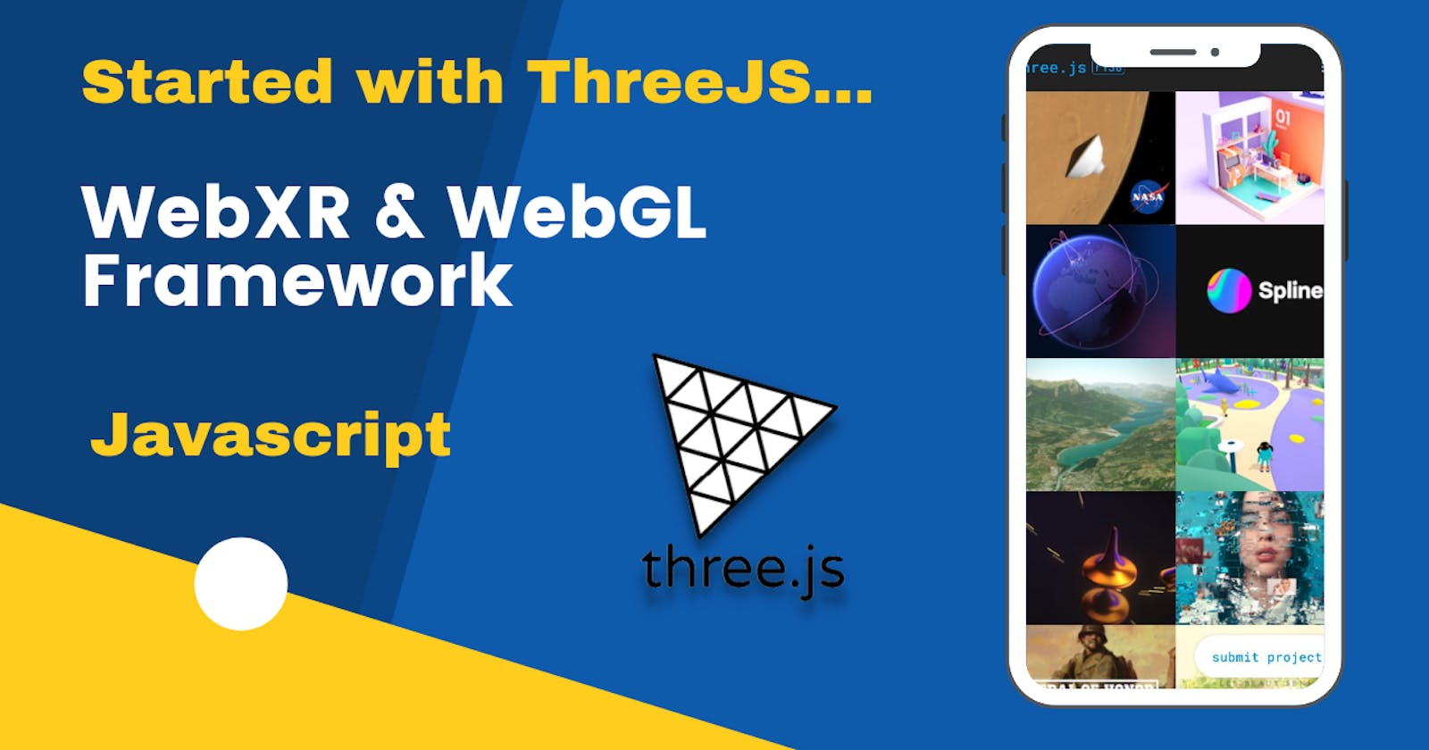 Got started with ThreeJS - WebXR Development 😎