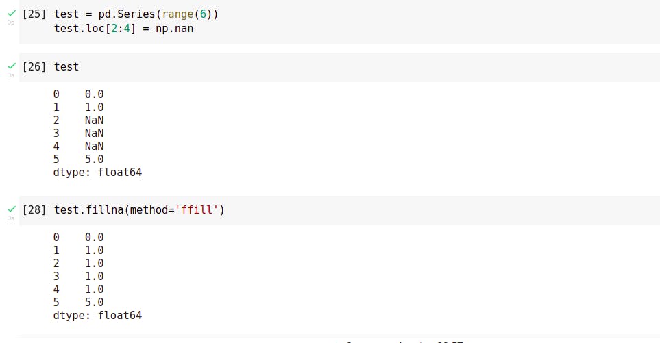 titanic dataset - checking age column - replacing with forward fill - machine learning engineer - learnml.xyz