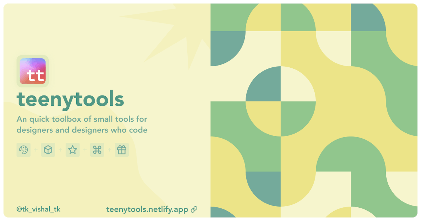 teenytools - A quick all-in-one toolbox of small tools for designers and designers who code