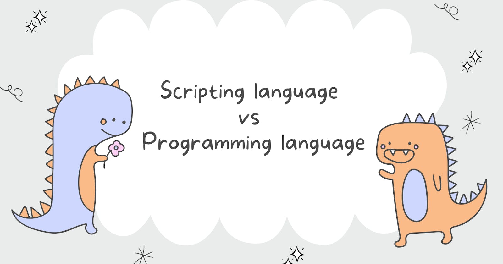 programming language vs scripting language
