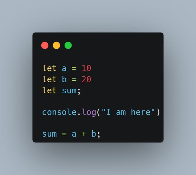 console.log string example