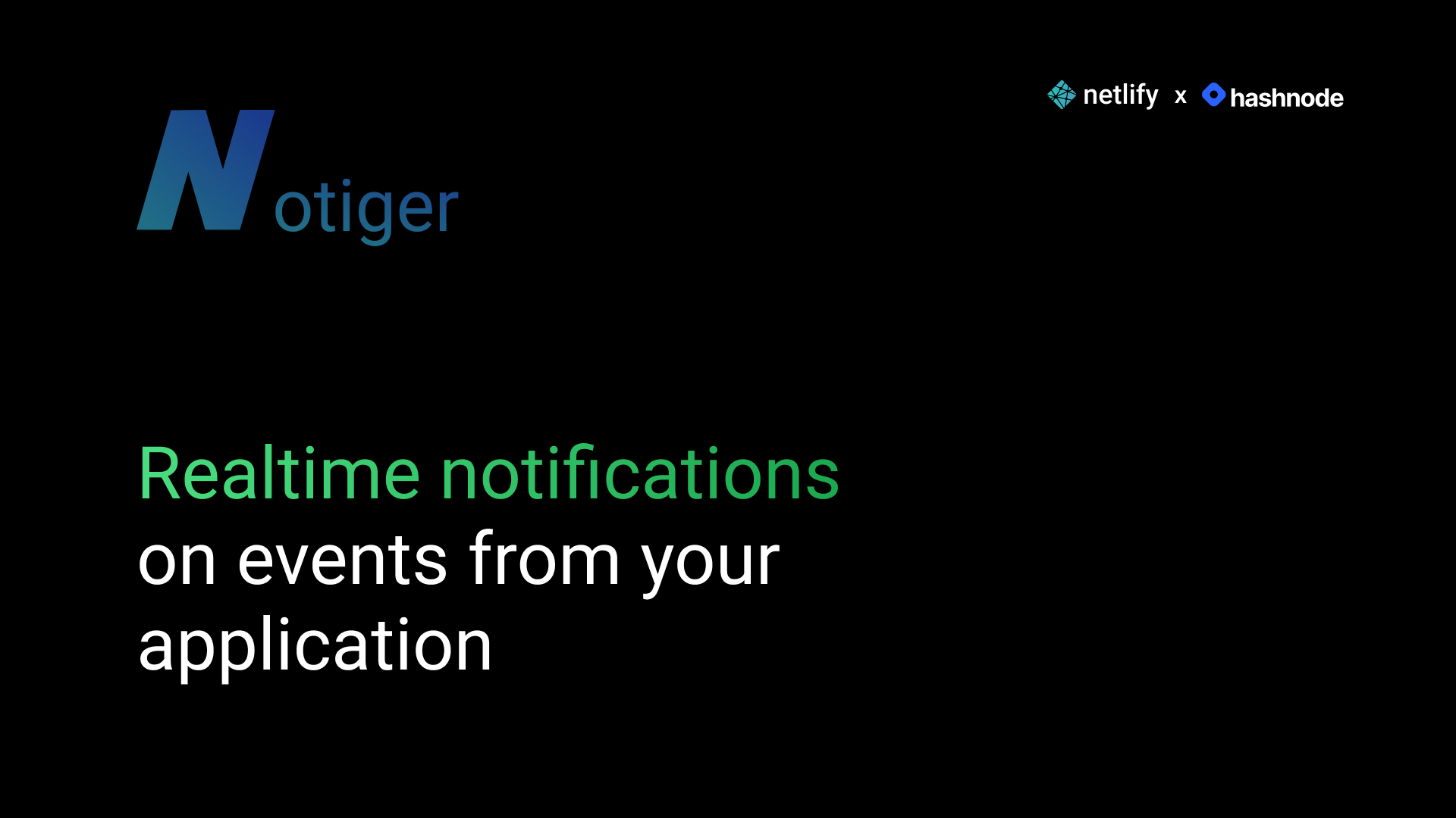 Notiger - Get realtime notifications on events from your application