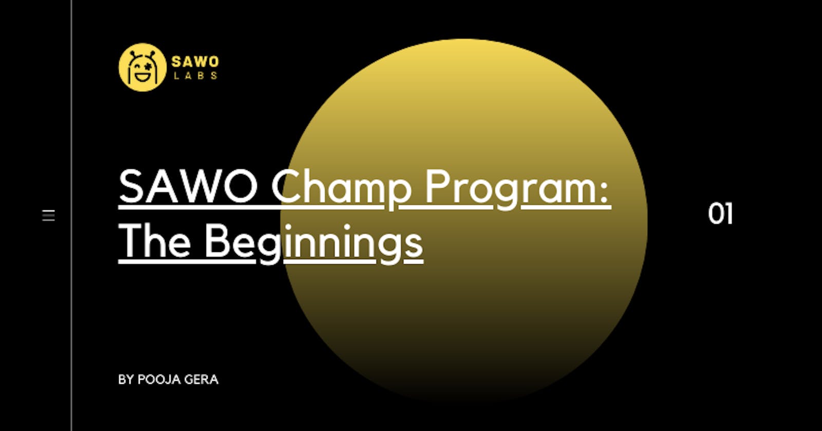SAWO Champ Program: Episode 1 - The Beginnings