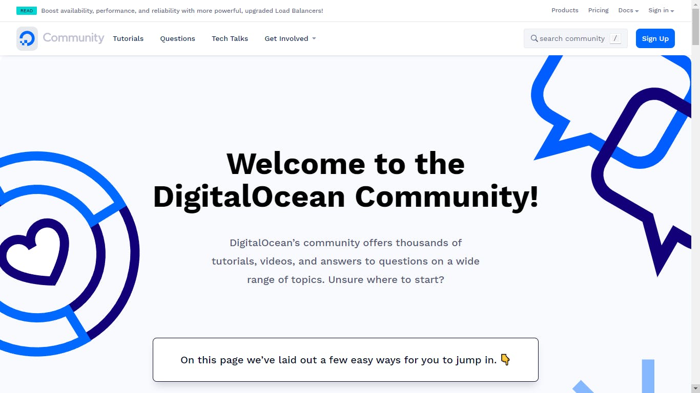Digital Ocean community