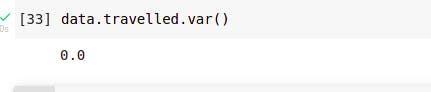 variance calculation - low variance filter - pandas df.var()