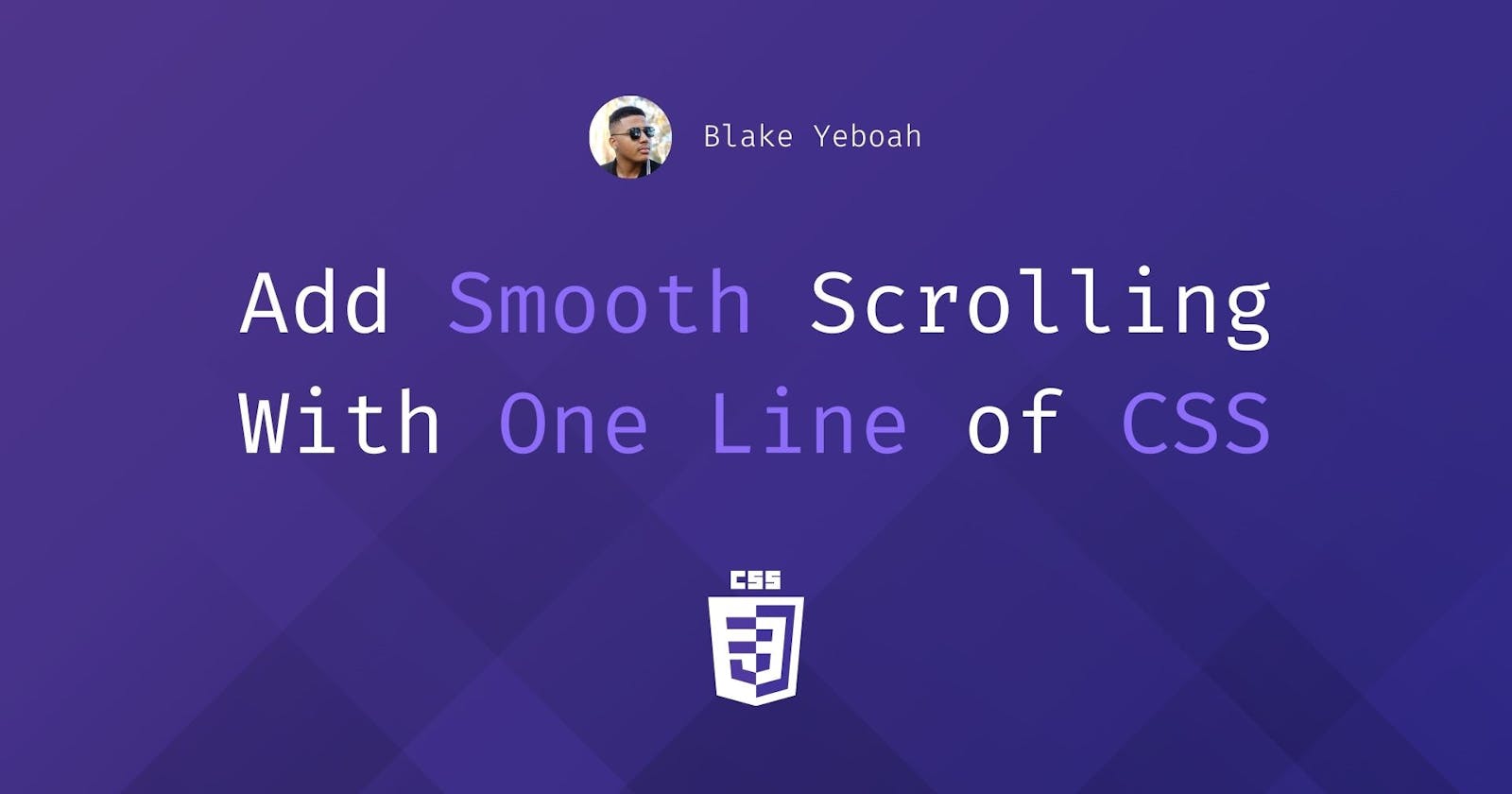 Enable Smooth Scrolling With One Line of CSS