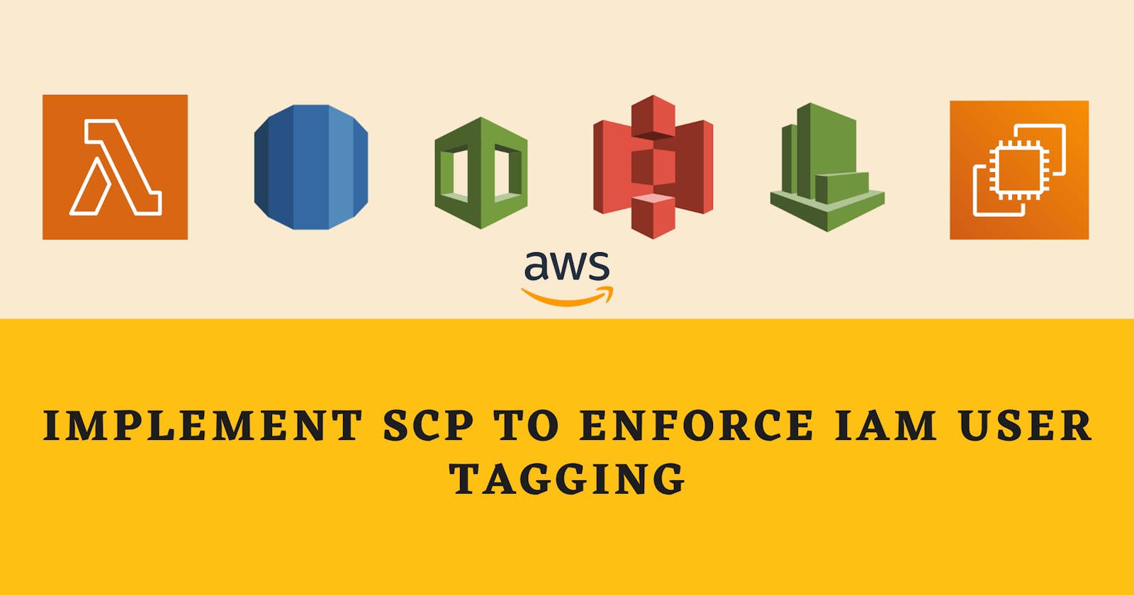 Implement SCP to enforce IAM user tagging