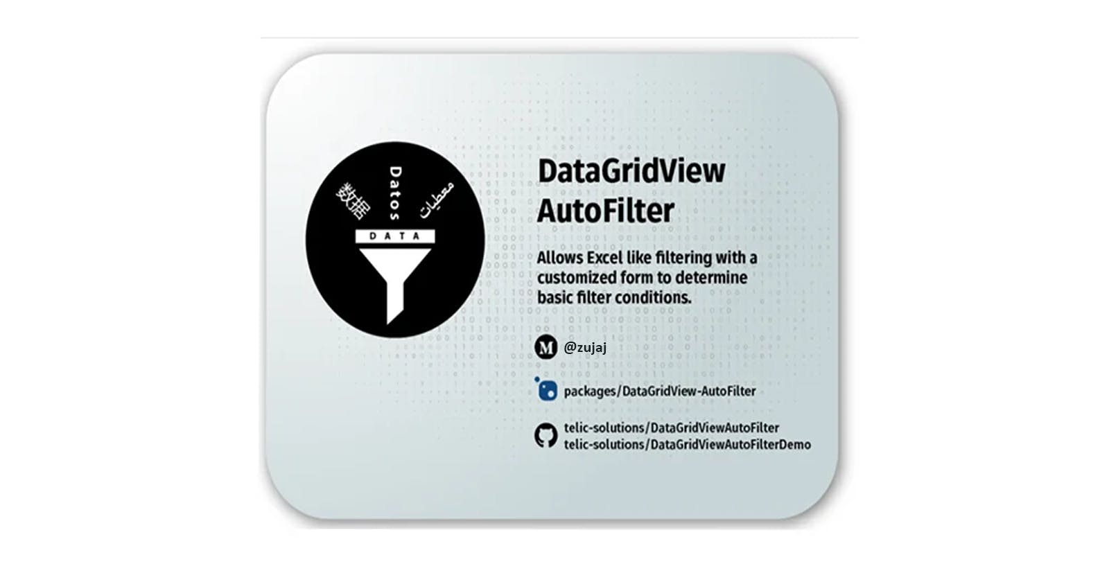 DataGridView AutoFilter