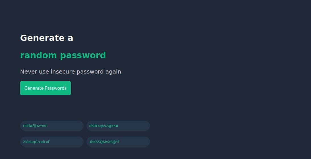 RandomPasswordGenerator