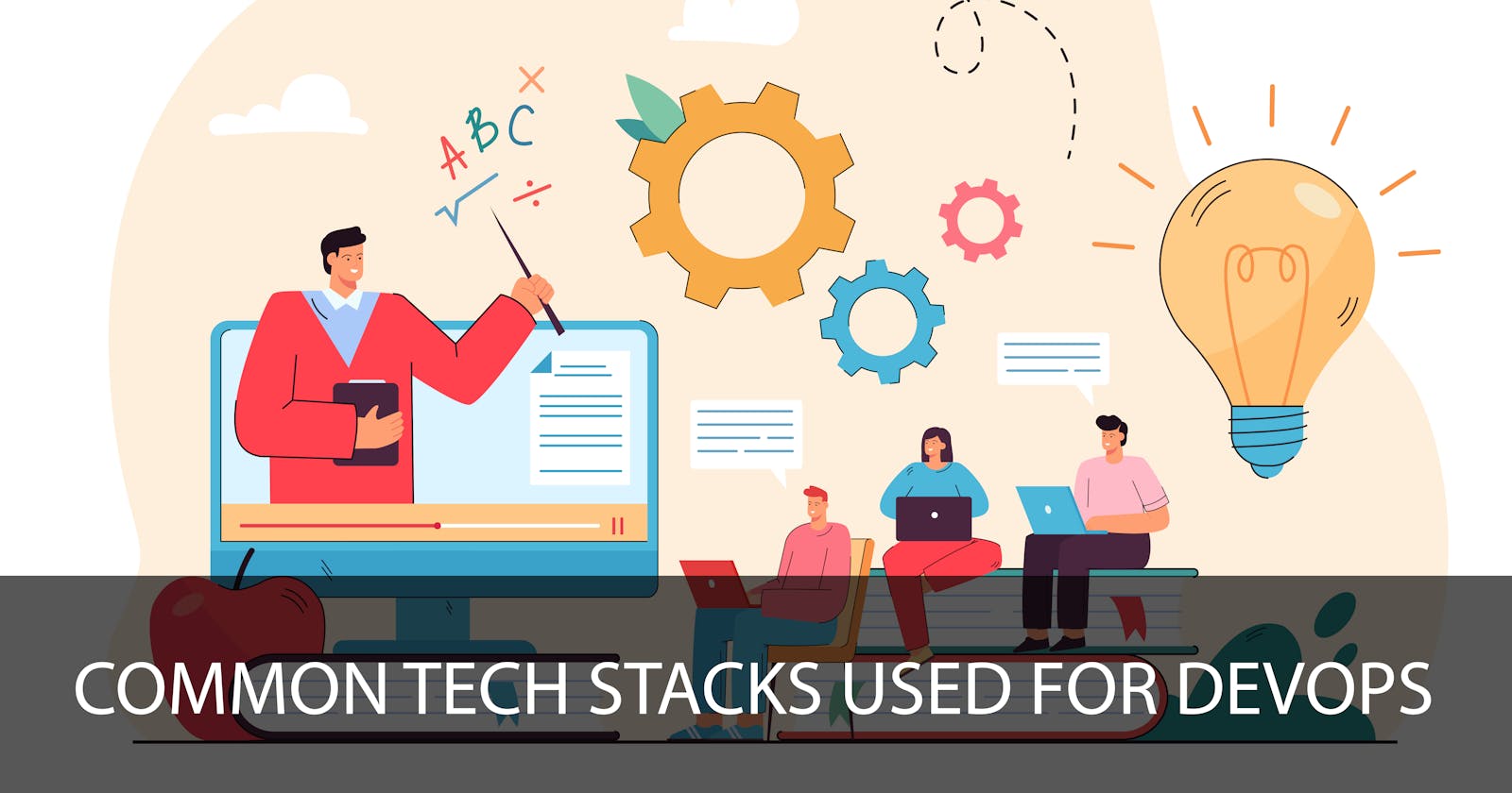What are the most common Devops tech stacks used in startups?