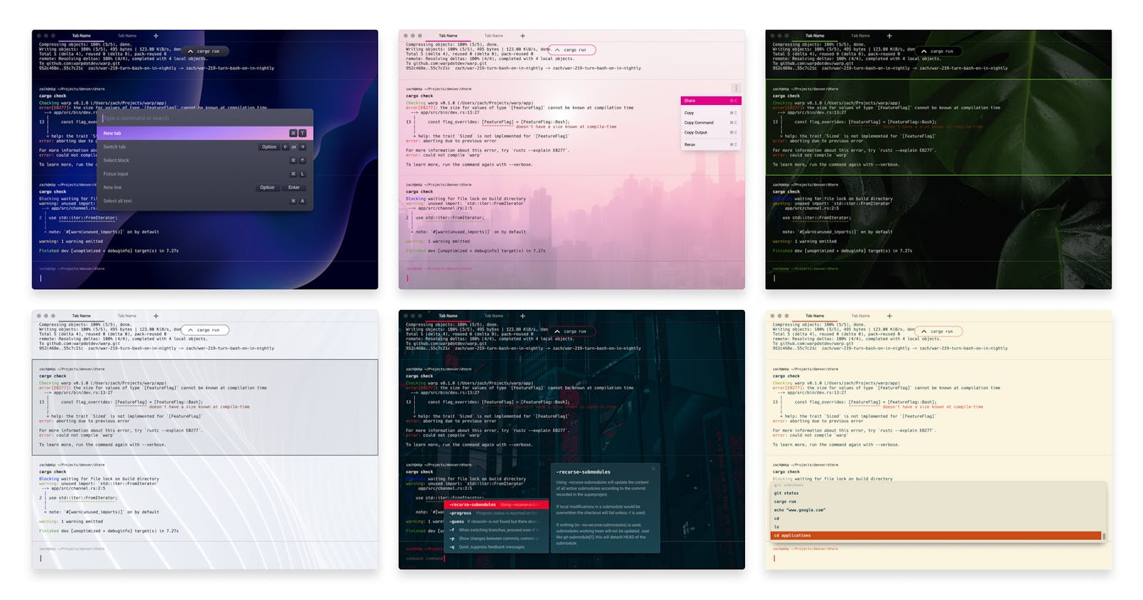 How we designed themes for the terminal - a peek into our process