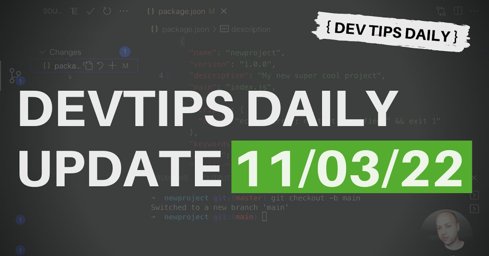 DevTips Daily Update 11/03/22