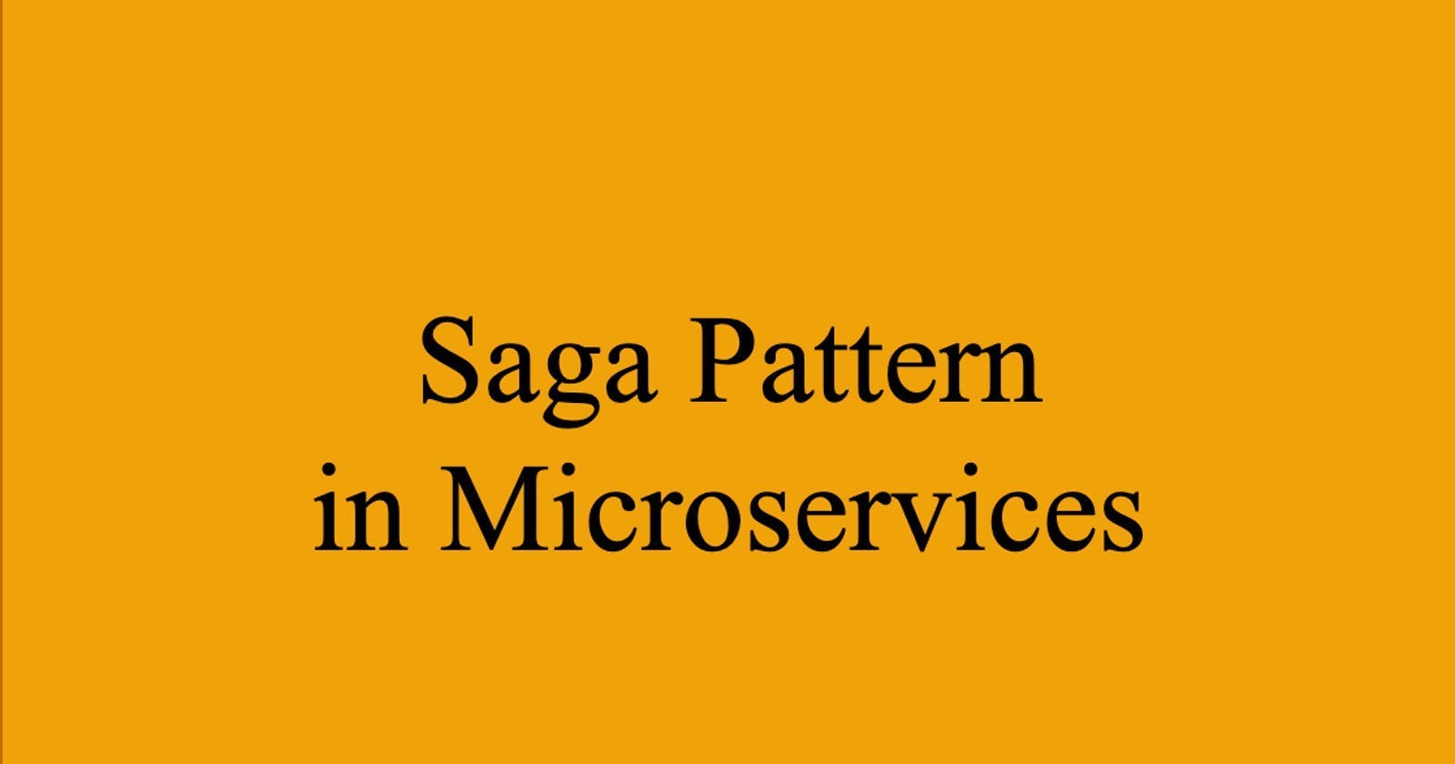 The beauty of Orchestration Saga in Microservices