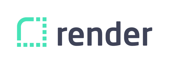 The logo of Render, a platform for hosting full-stack apps for cheap.