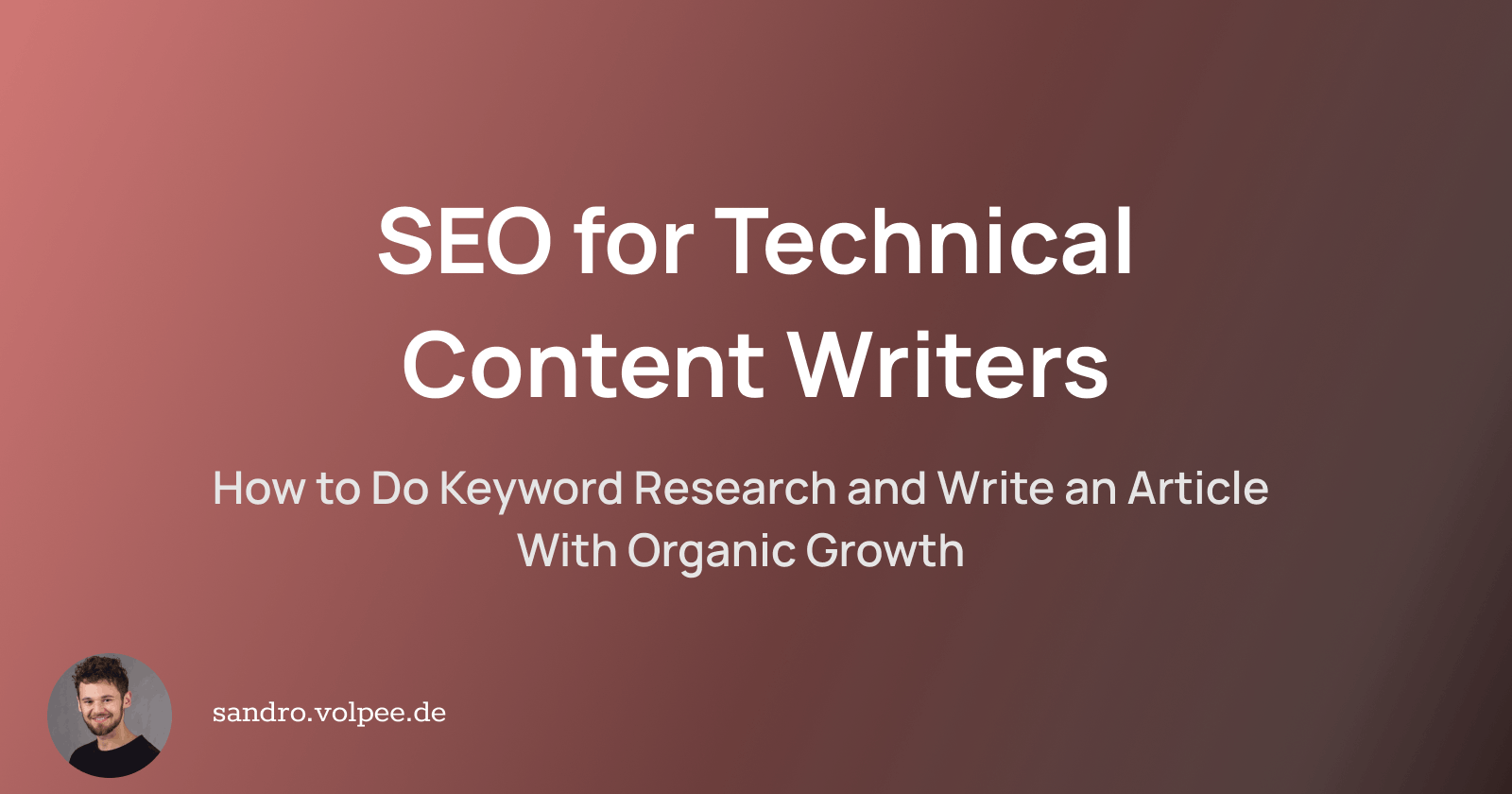SEO for Technical Content Writers