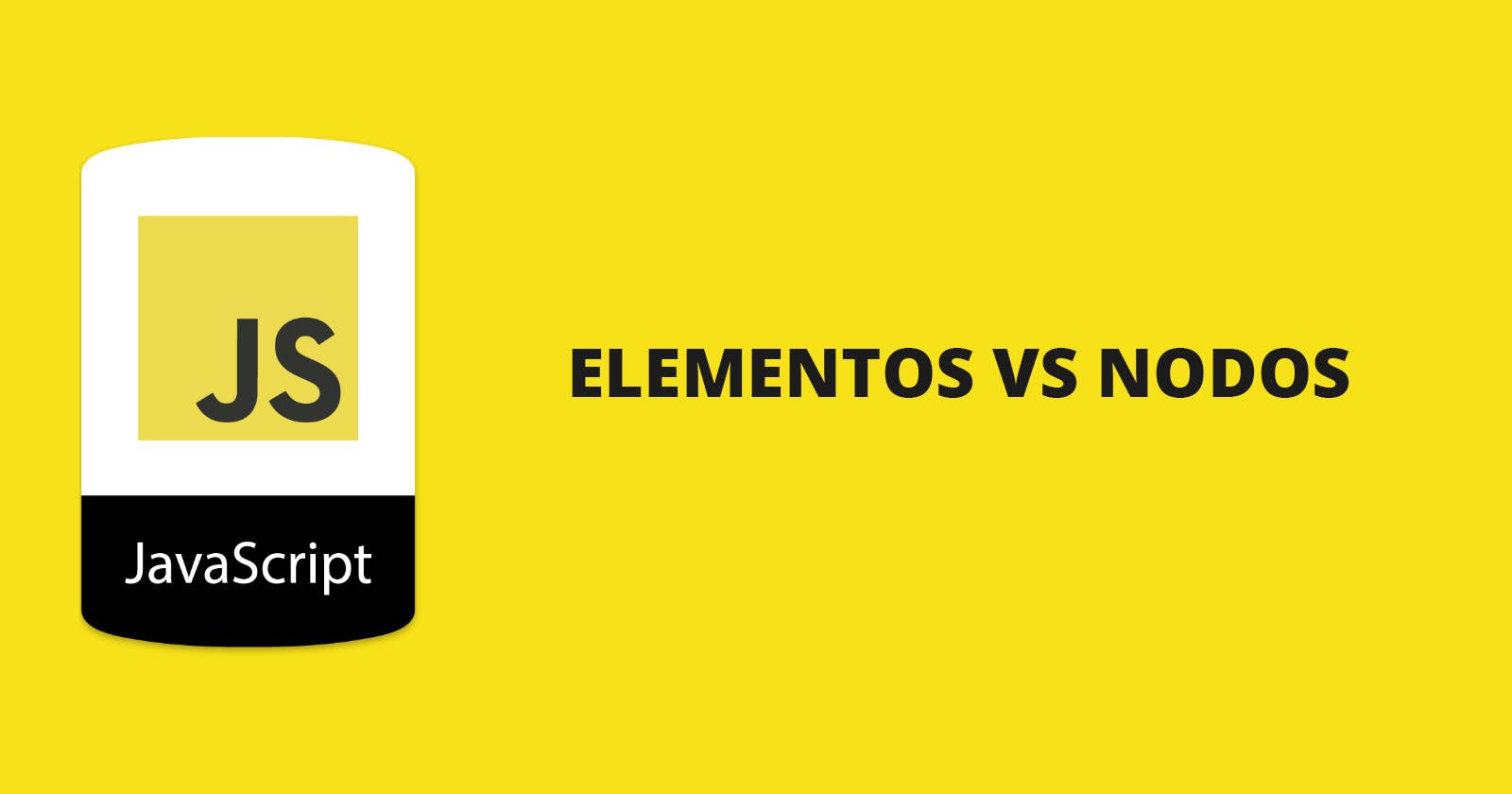 Elementos vs nodos en JavaScript