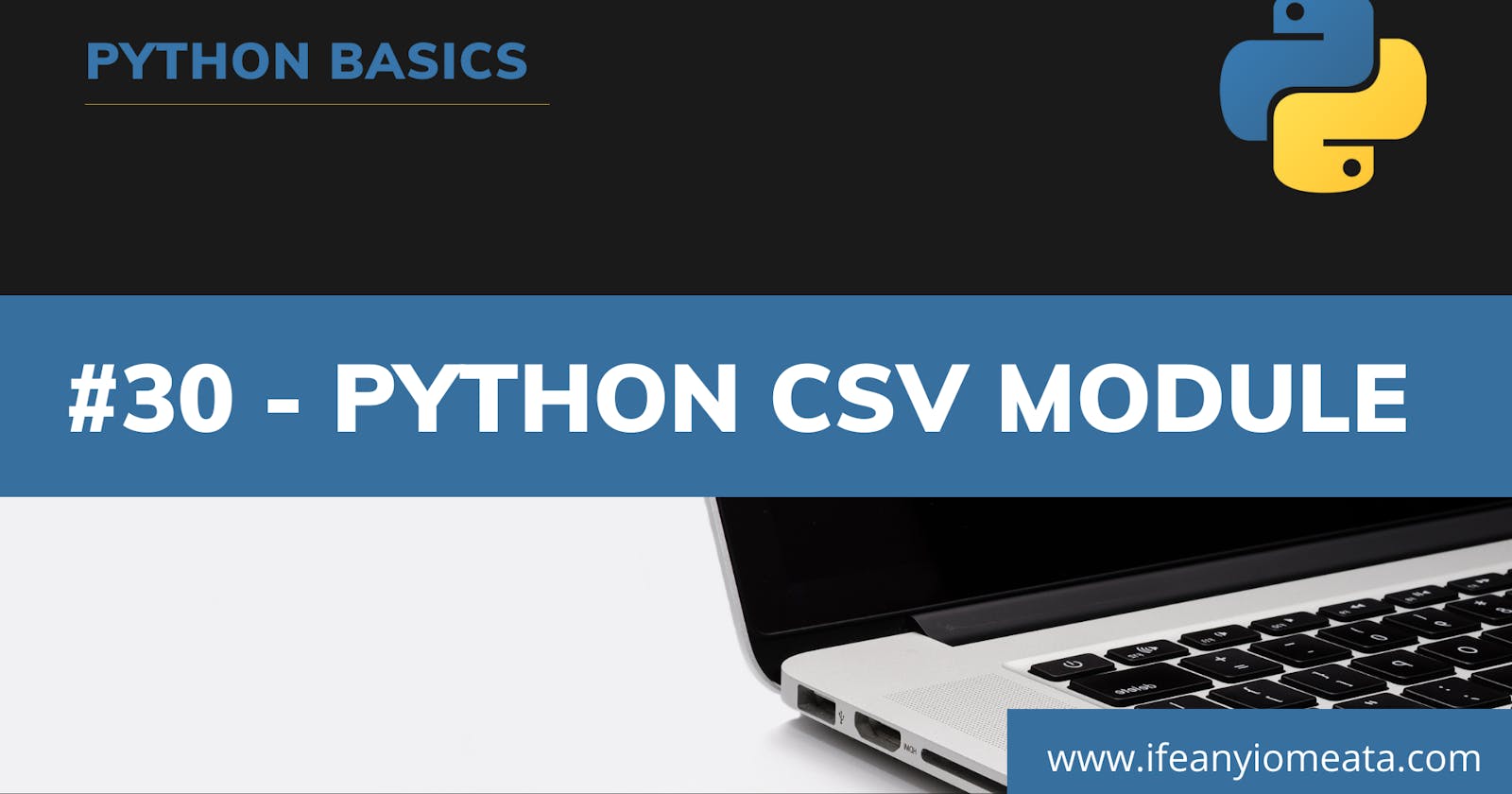 #30 - Python CSV Module