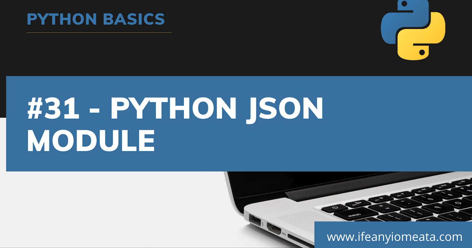 #31 - Python JSON Module