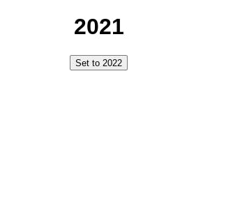 Set to 2022 , event listener