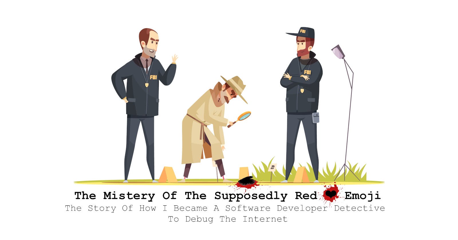 The Mystery Of The Supposedly Red ❤ Emoji AKA The Story Of How I Became A Software Developer Detective To Debug The Internet