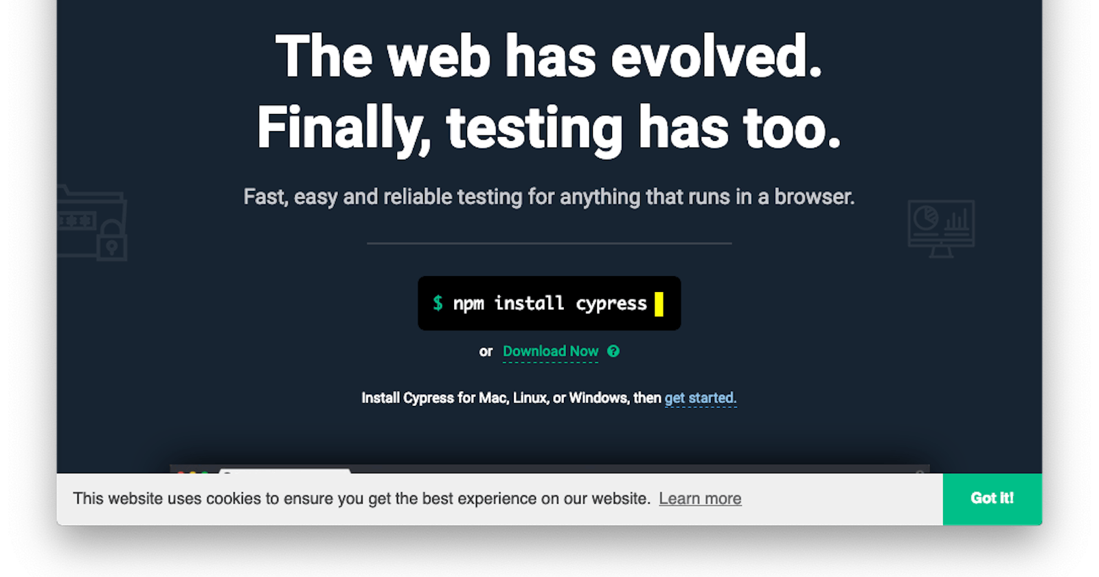 The Holy Grail: Cypress.io, Browsersync automatically rerun tests