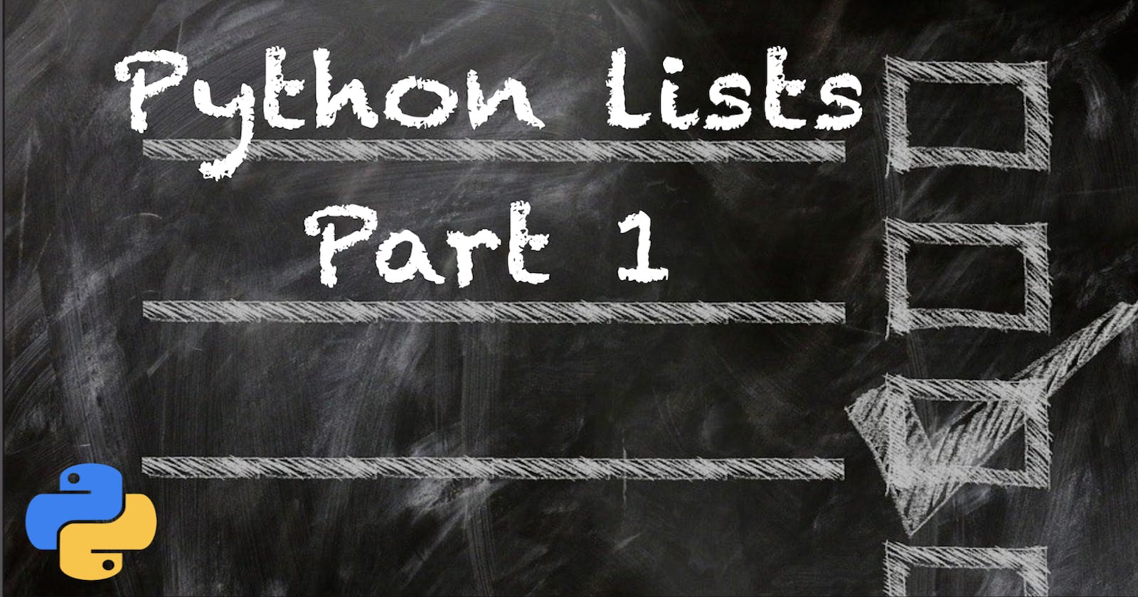 Python Lists, Part 1