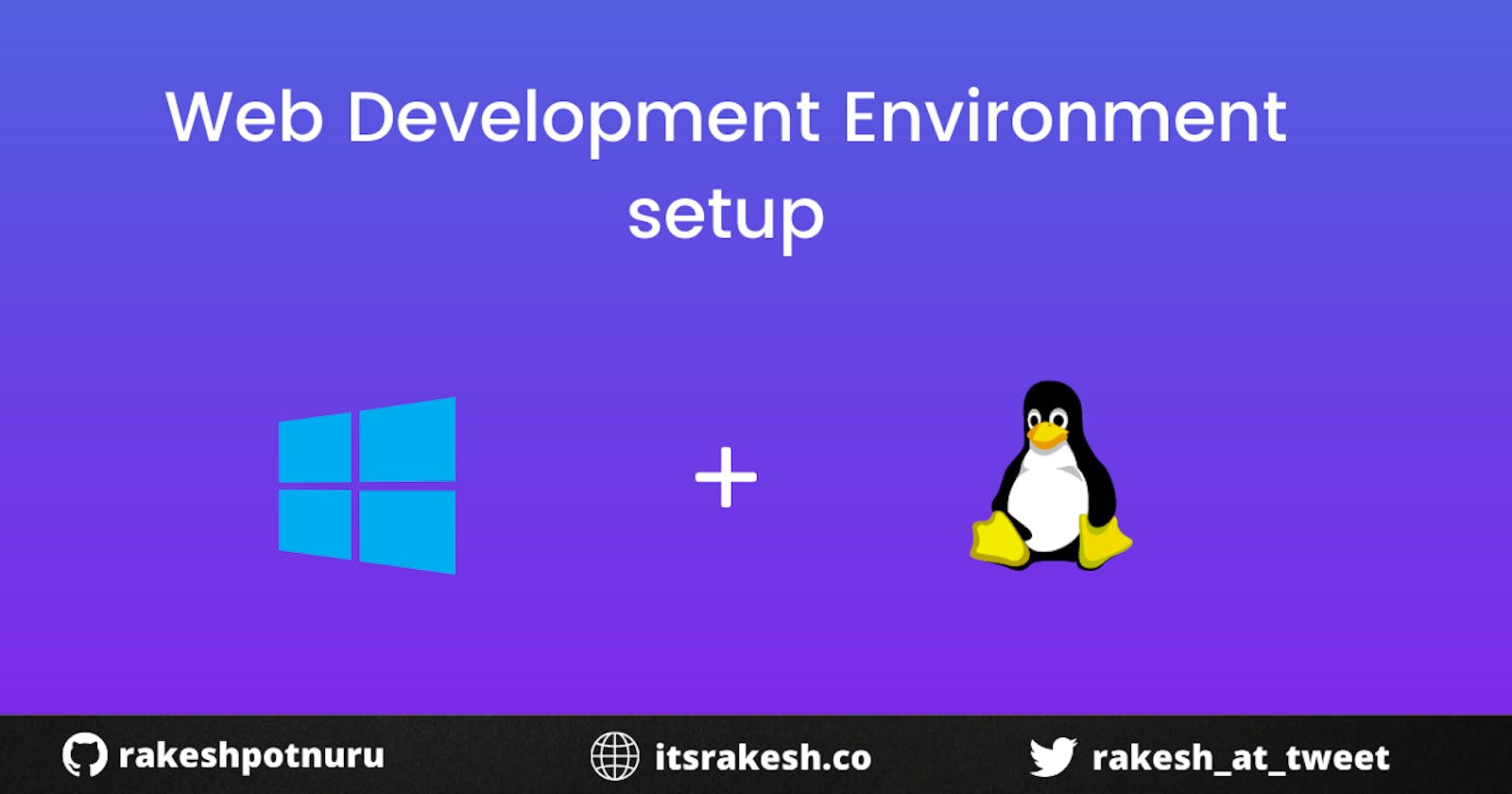 Setting up Web Development environment in WinNux (Windows + Linux)