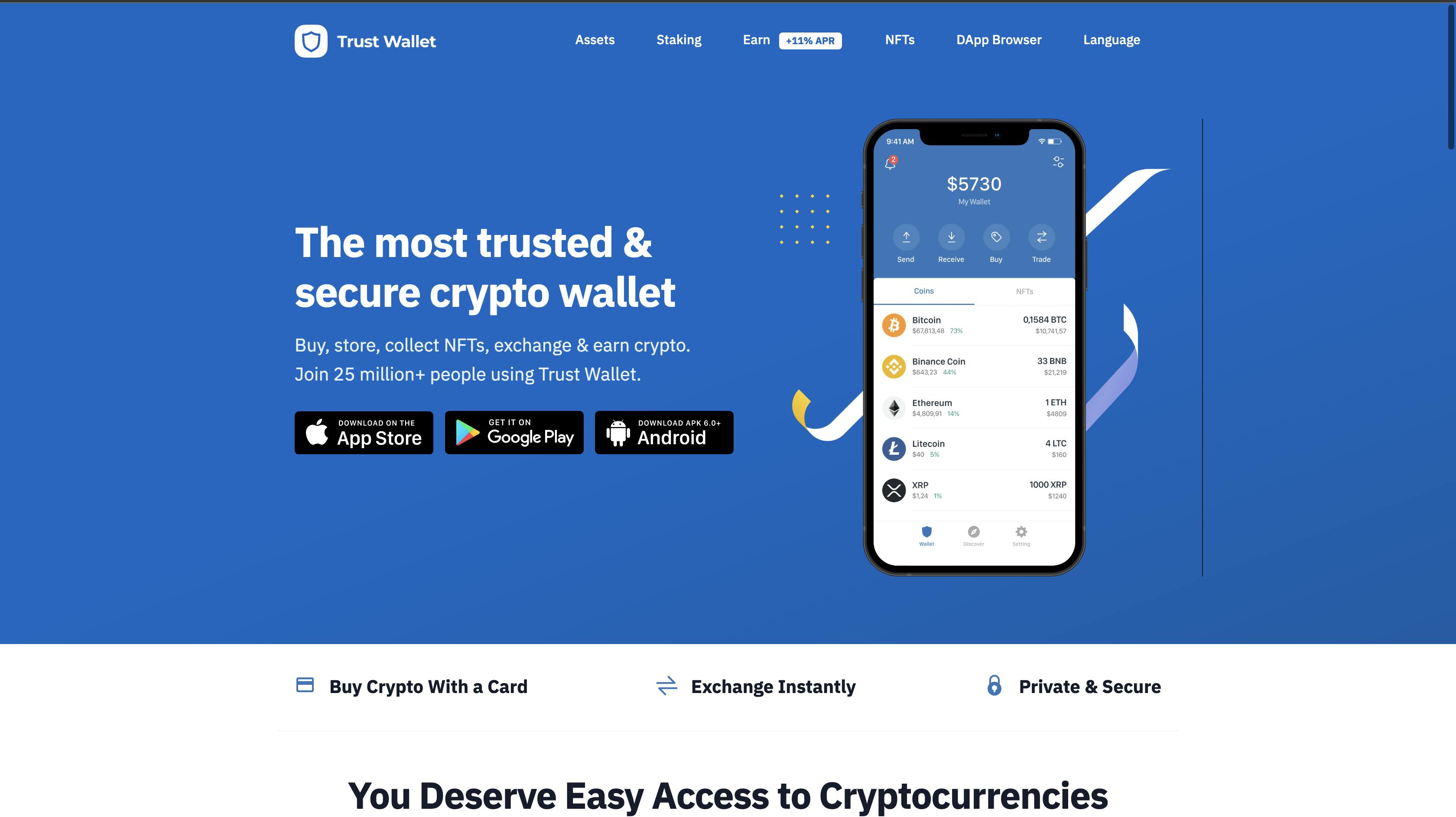 Crypto Wallets - Trust Wallet