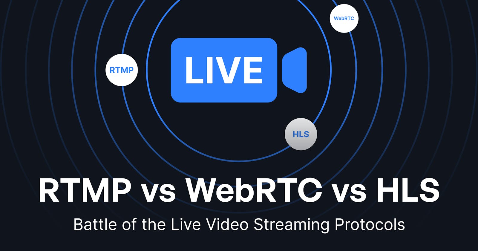 RTMP vs WebRTC vs HLS: Battle of the Live Video Streaming Protocols