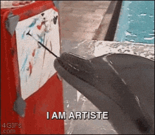 dolphin painting gif