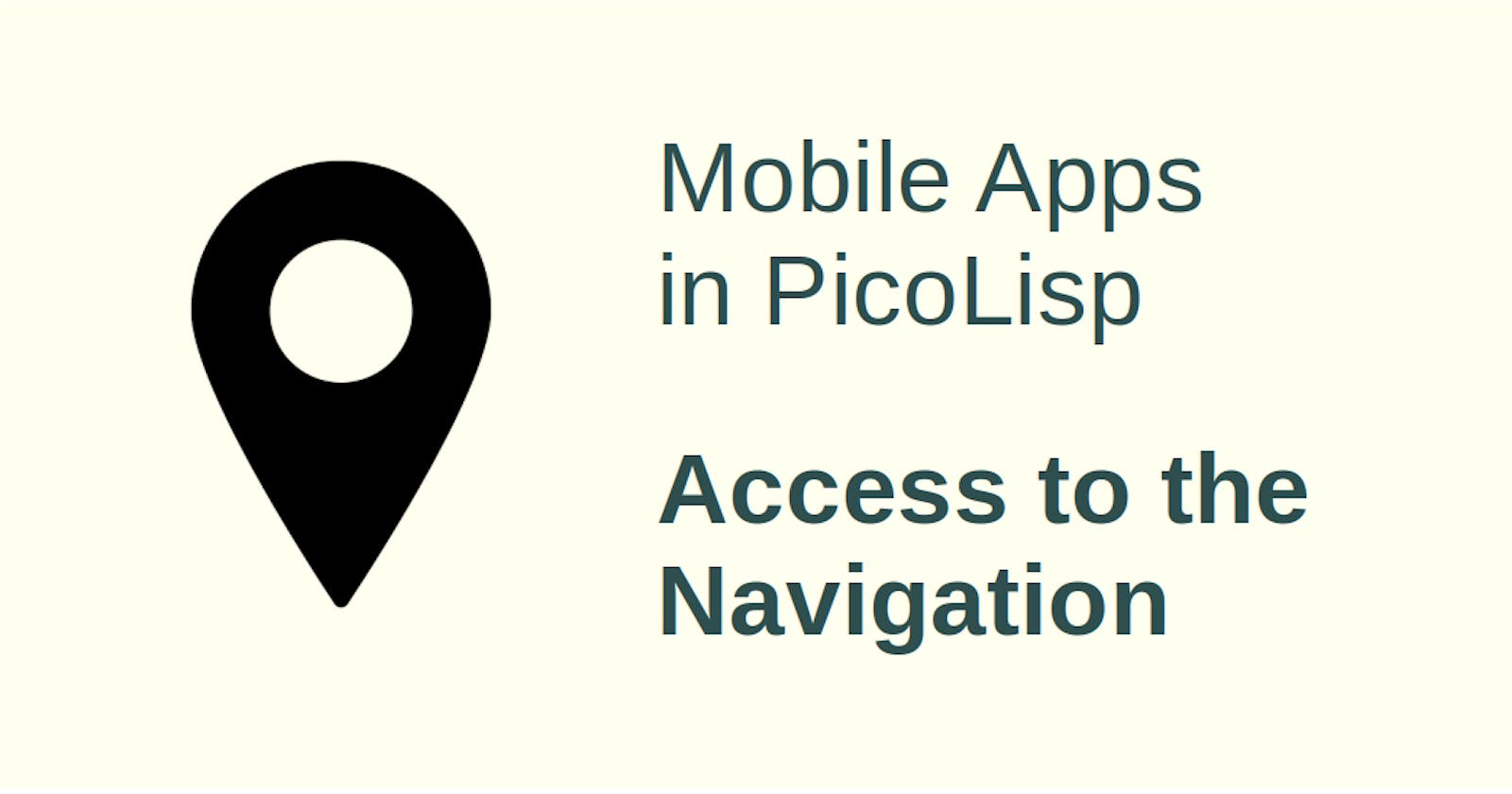 An OpenStreetMap App written in PicoLisp (Pt. 1)